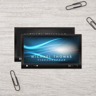 Videographer Business Cards
