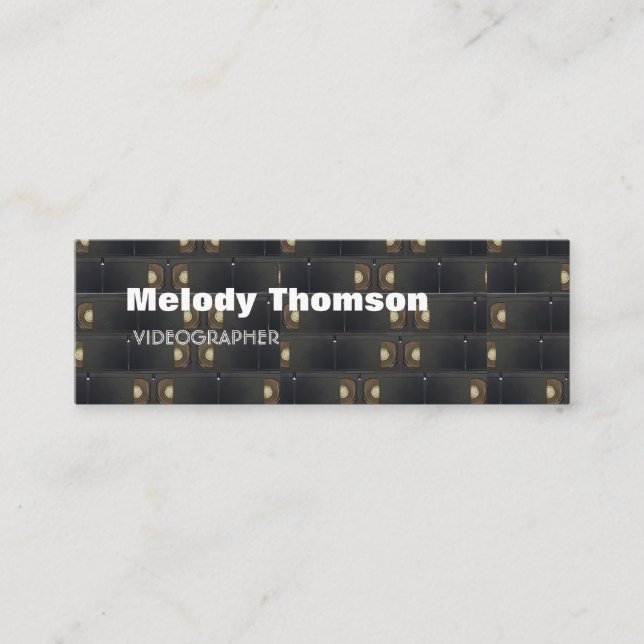 Videographer Business Cards (Front)