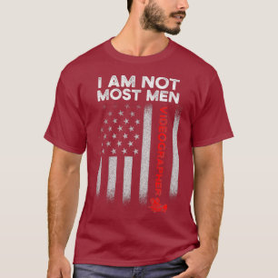 Videographer Power Flag Videography Filmmaker T-Shirt
