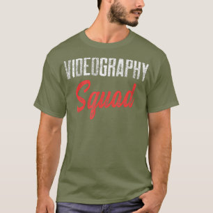Videographer Squad Videography Filmmaker Gift T-Shirt
