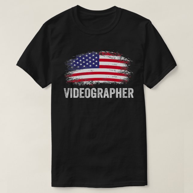 Videographer Videography Filmmaker  T-Shirt (Design Front)