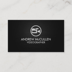 Videographer Visual Media Arts Business Card