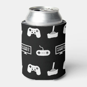 Videos Games Themed Gaming Design Video Game Gamer Can Cooler
