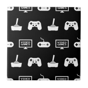 Videos Games Themed Gaming Design Video Game Gamer Tile