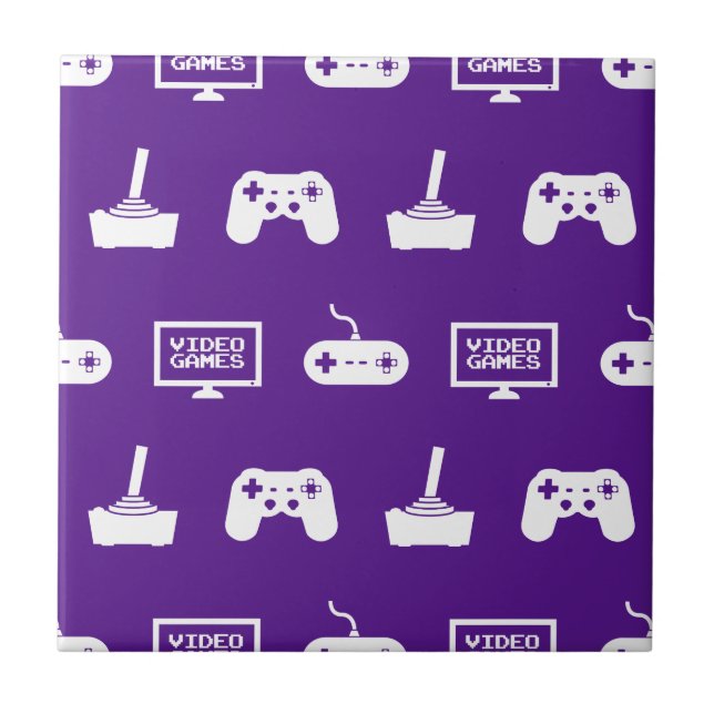 Videos Games Themed Gaming Design Video Game Gamer Tile (Front)
