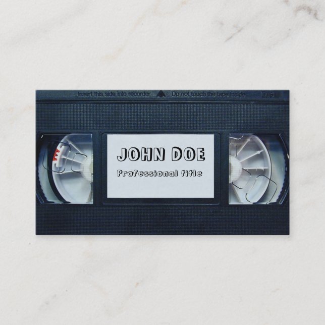 Videotape Business Card (Front)