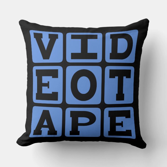 Videotape, VHS Tape Cushion (Front)