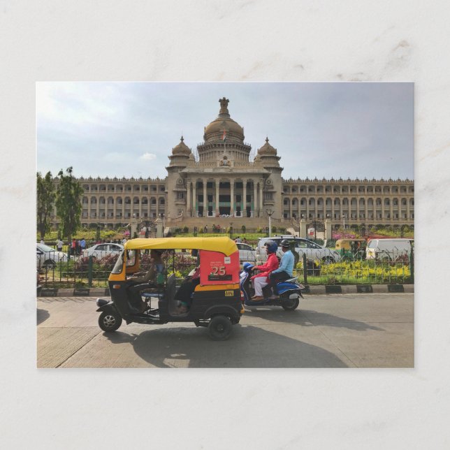 Vidhana Soudha, Bengaluru, Karnataka, India Postcard (Front)