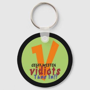 Vidiots V Logo Keychain