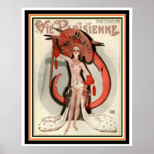 Vie Parisienne Art Deco Cover Poster 16 x 20