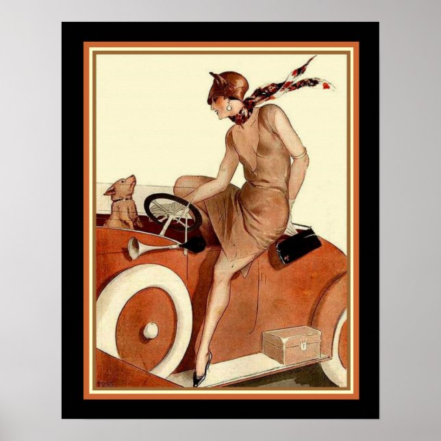 Vie Parisienne Art Deco Print 16 x 20 (Front)