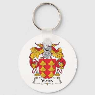 Vieira Family Crest Key Ring