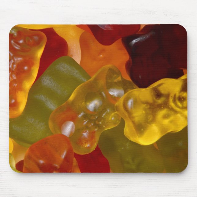 Viele bunte Gummibärchen Mouse Mat (Front)