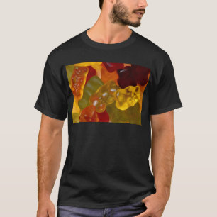 Viele bunte Gummibärchen T-Shirt