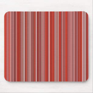 Viele bunte Streifen im roten Muster Mouse Mat