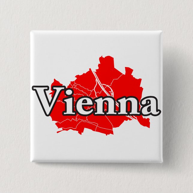 Vienna 15 Cm Square Badge (Front)