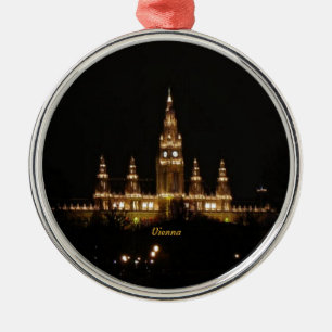 Vienna at Night Metal Tree Decoration