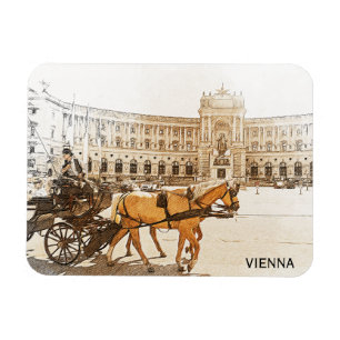 Vienna Austria City Panorama View Magnet