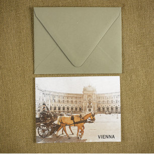 Vienna Austria City Panorama View  Postcard
