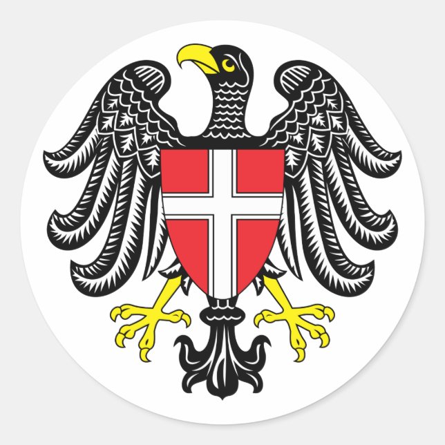 vienna, Austria Classic Round Sticker (Front)