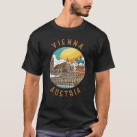 Vienna Austria Distressed Circle