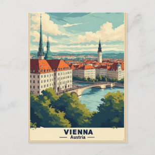 Vienna Austria First Trip Memory For Travel Fans Postcard