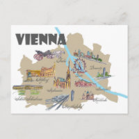 Vienna Austria Map Overview