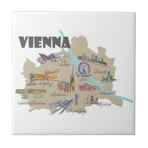 Vienna Austria Map Overview Tile