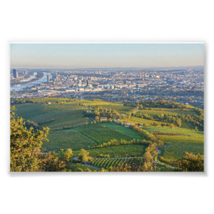Vienna, Austria, Panorama from the Kahlenberg Photo Print