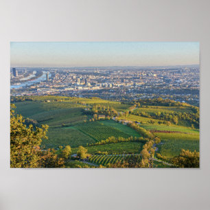 Vienna, Austria, Panorama from the Kahlenberg Poster