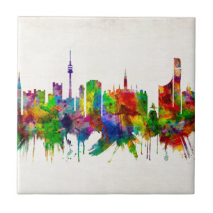 Vienna Austria Skyline Tile