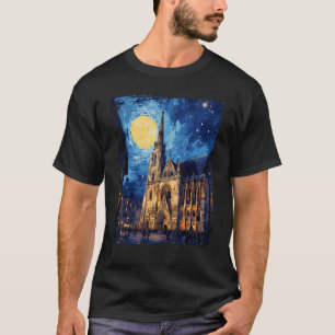 Vienna Austria - St. Stephen's Cathedral Van Gogh T-Shirt