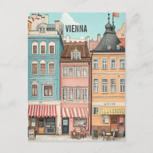 Vienna Austria Travel Postcard