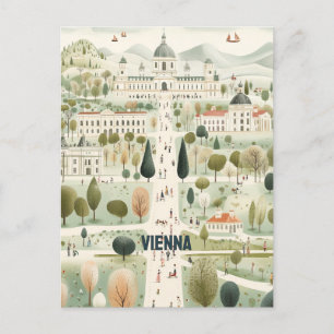 Vienna Austria Travel Postcard