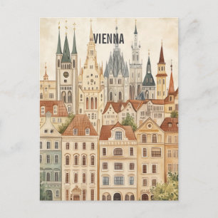 Vienna Austria Travel Postcard