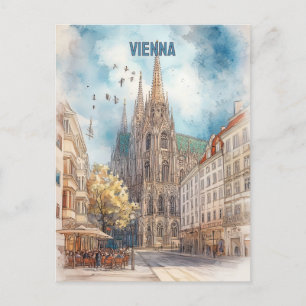 Vienna Austria Travel Postcard
