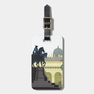 Vienna Austria - Vintage Travel Luggage Tag