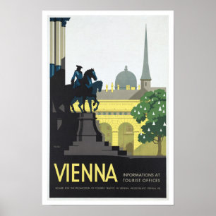 Vienna Austria - Vintage Travel Poster