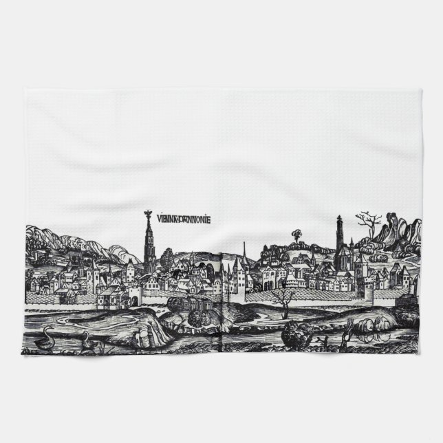 Vienna capital of Austria  Tea Towel (Horizontal)