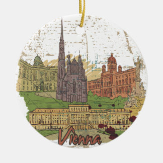 Vienna Ceramic Tree Decoration