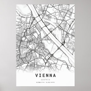 Vienna City Map Poster