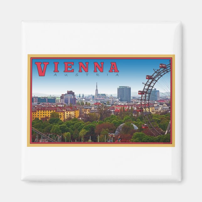 Vienna - Cityscape Magnet (Front)