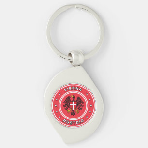 Vienna Coat of Arms, Austria Key Ring