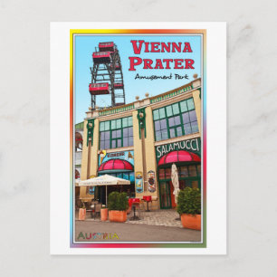 Vienna - Colourful Prater Park Postcard