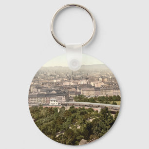 Vienna from Riesenrad, Austria Key Ring