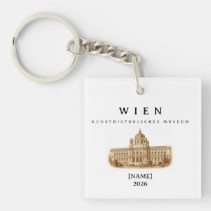 Vienna Kunsthistorisches Museum   Name & Year Key Ring