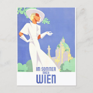 Vienna on Summer Postcard