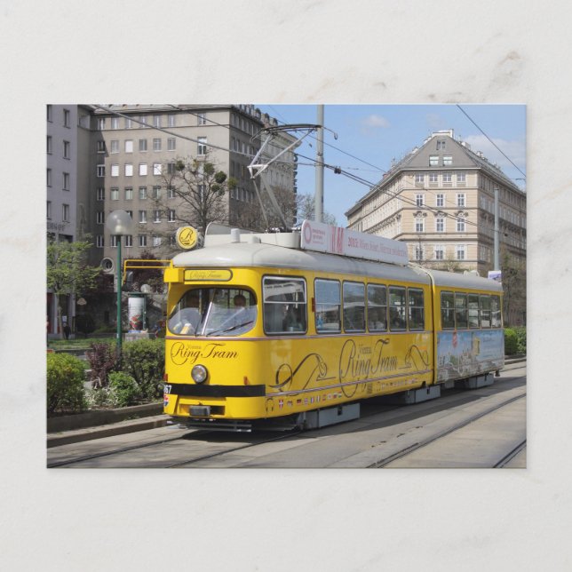 Vienna Ring Tram Postcard (Front)