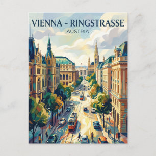 Vienna Ringstrasse Austria Postcard