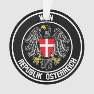 Vienna Round Emblem Ornament